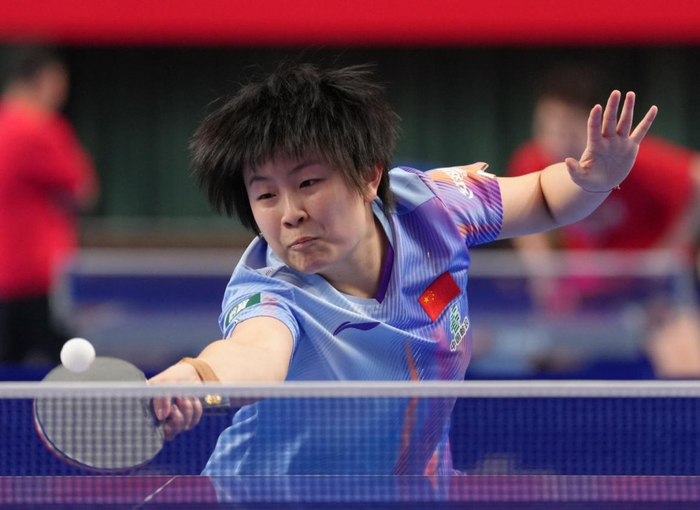 王艺迪覃予萱晋级女乒伦敦世乒赛选拔四强
